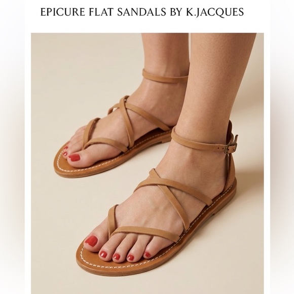 K.Jacques Shoes - K. Jacques St. Tropez Epicure Leather Sandals Brown NIBox EU36 (6)Made in France